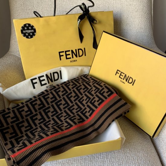 Fendi 原单针织长巾 王炸的Fendi 款款都是爆款 35*190cm 79%羊绒30%羊毛 原单品质 - Click Image to Close