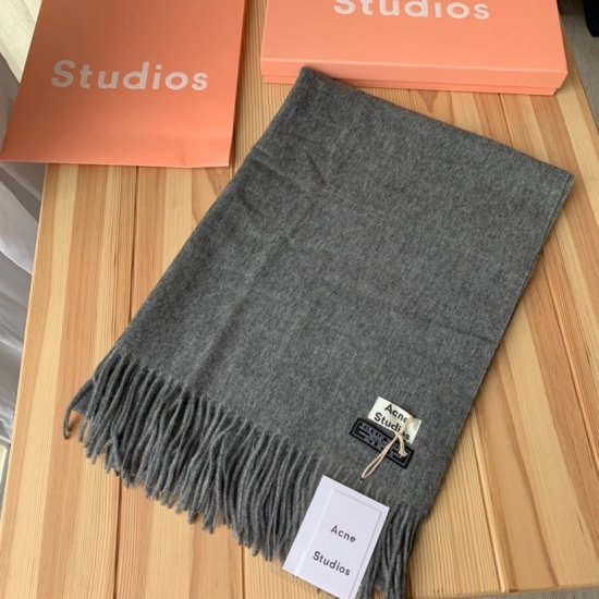 性价比极高 百搭款 Acne Studio 70*200cm 100%羊毛 披肩围巾两用 - Click Image to Close