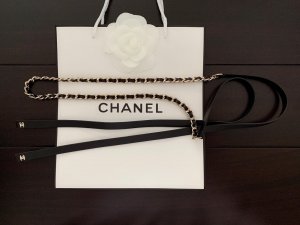 Chanel 黑皮金属腰链 原版材质 一比一定制 可以随意搭配 夏季搭配裙子 春秋搭配毛衣 冬季搭配大衣 都非常实用