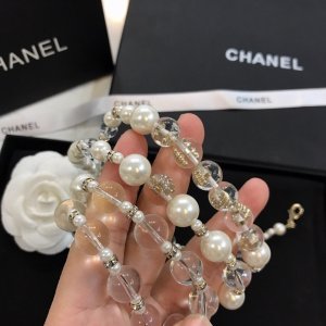 Chanel 秋冬透明珍珠毛衣链手链系列超火爆做工精致 项链220 手链