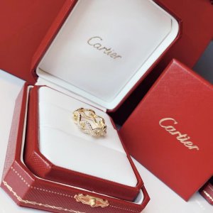 Cartier 卡地亚 19年 Maillon Infini系列 环环相扣戒指 高端定制进口S925纯银材质 码数678