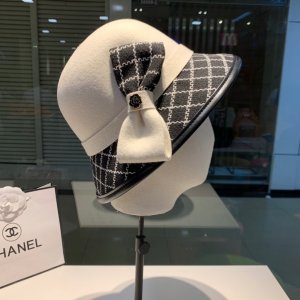 Chanel香奈儿菱格渔夫帽、百分百羊毛面料，高端百搭款，名媛挚爱，高端大气上档次，送礼自留必备！