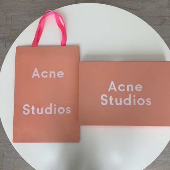 性价比极高 百搭款 Acne Studio 橘红 70*200cm 100%羊毛 披肩围巾两用 - Click Image to Close