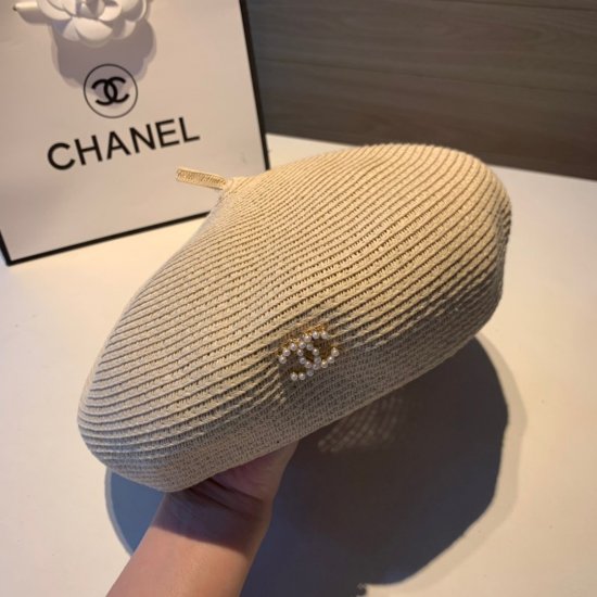 2019CHANELChanel蓓蕾帽，秋夏款纸草制作面料，轻盈透气，百搭时尚、火爆多色 - Click Image to Close