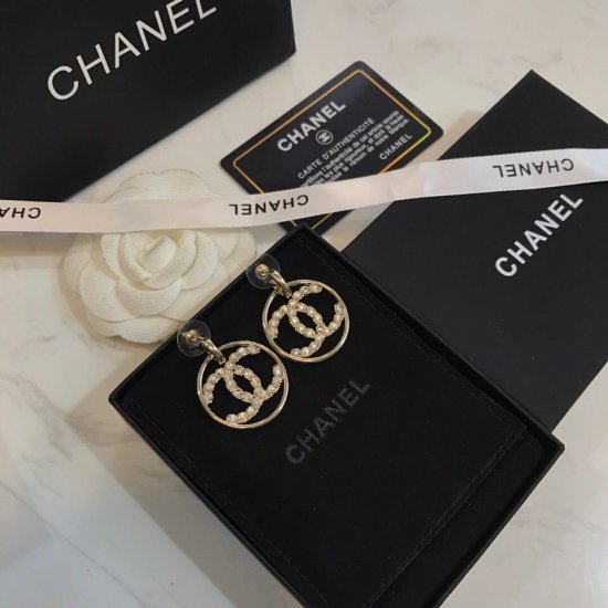 Chanel Chanel香奈儿耳环 原版一摸一样的原单货！高端定制 原版黄铜 每一个细节媲美专柜正品，业内仅此一家全世界专柜自购正品打版 - Click Image to Close