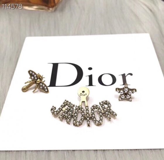 DIOR 迪奥个性 密蜂耳钉 独特设计各种场合婚礼搭配呈现美美的状态 高品质 代购级别 - Click Image to Close