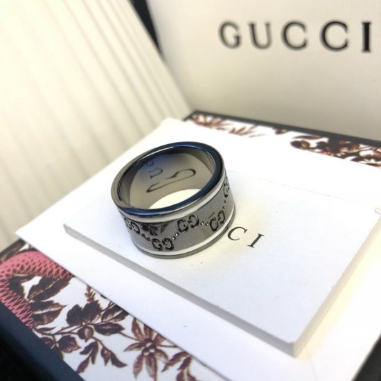 Gucci戒指，2018专柜，超级有个性的正品复刻，原版1:1，15mm8mm6mm、分别3个678码 - Click Image to Close