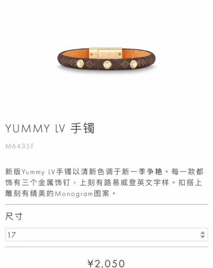 Louis Vuitton 路易威登 LV老花皮绳手链专柜一致黄铜材质 小牛皮里 火爆款出货 设计独特 复古前卫 - Click Image to Close