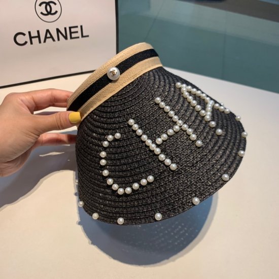 chanel香奈儿空顶草帽，网红款头箍，纯手工制作！ - Click Image to Close