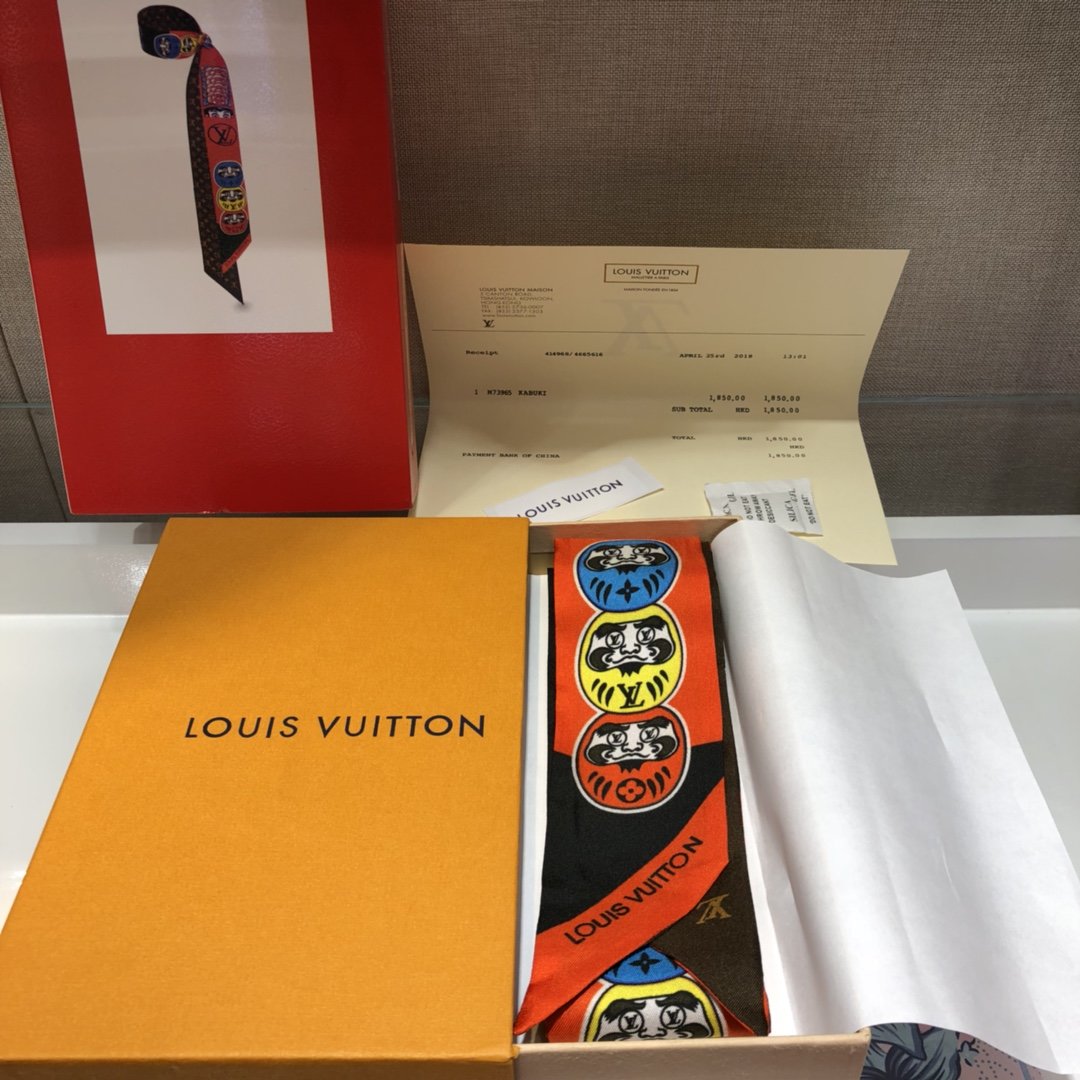 Louis Vuitton小飘带 原单品质[玫瑰][礼物][闪电] 发带 包带 小领结 5*120cm 歌舞伎