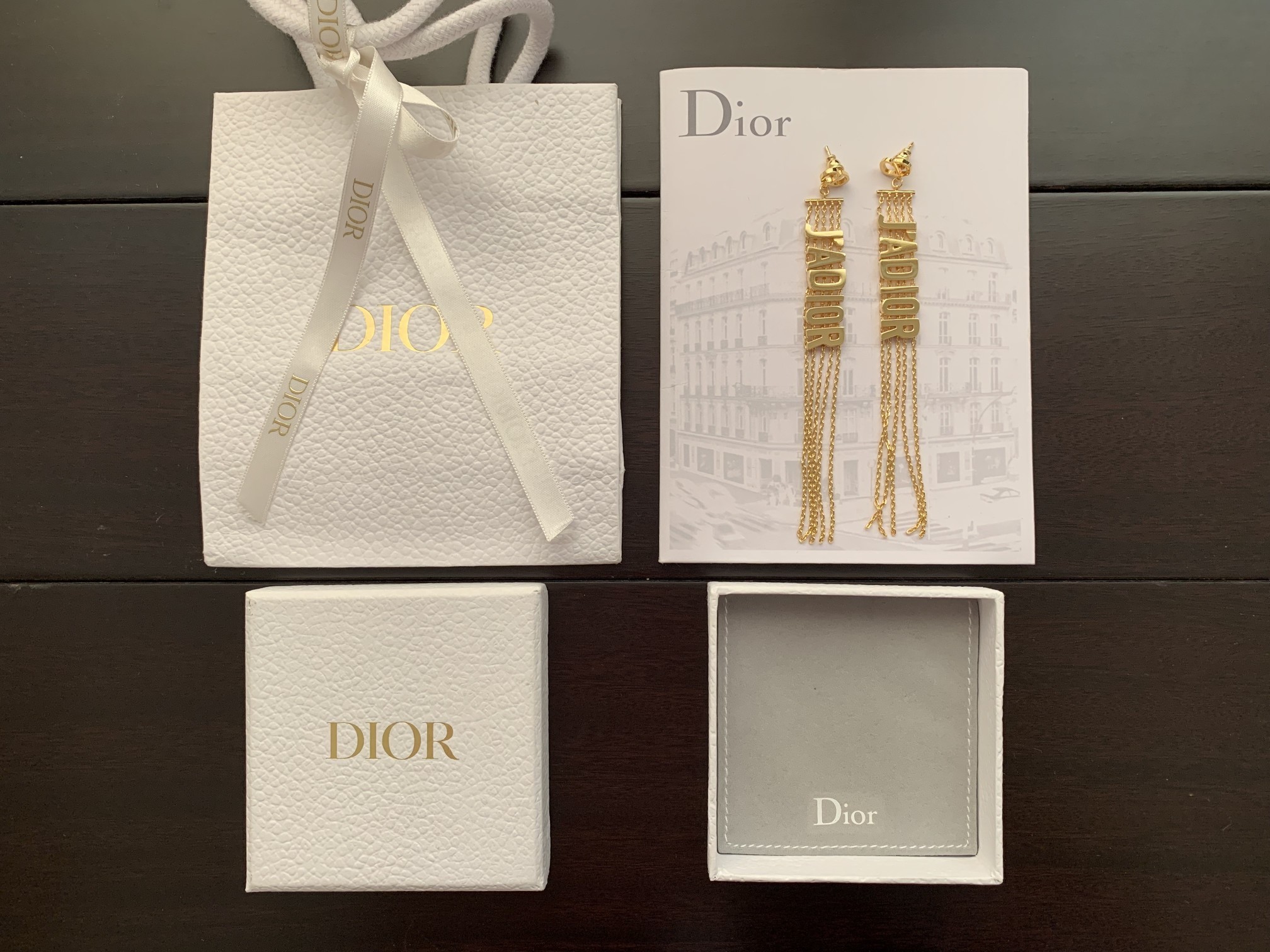 Dior 字母链条流苏 ZP一致材质