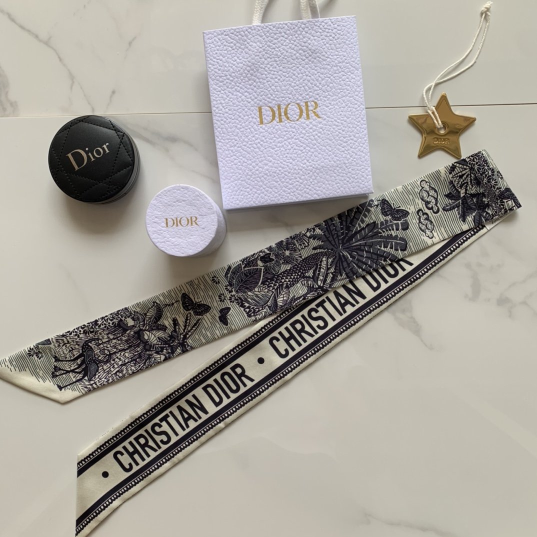 Dior 热带风情小丝带 6*100cm 100%斜纹真丝 原单品质